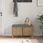 Panca per ingresso con porta Rovere Artigianale 80 x 38 x 46 cm