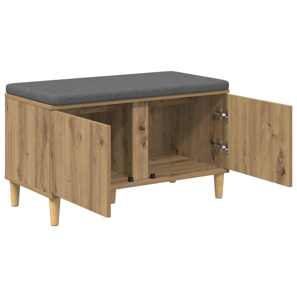 Panca per ingresso con porta Rovere Artigianale 80 x 38 x 46 cm