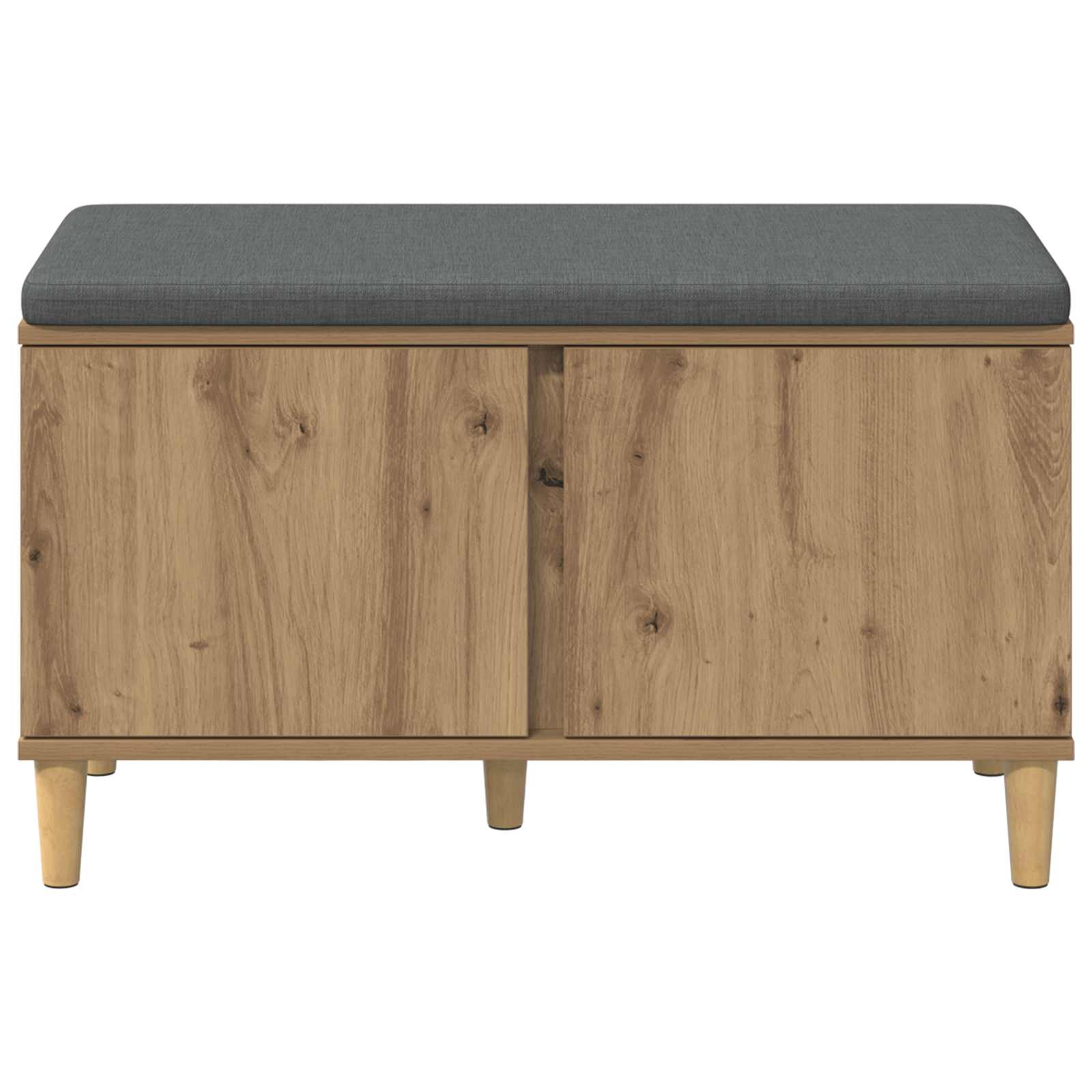 Panca per ingresso con porta Rovere Artigianale 80 x 38 x 46 cm