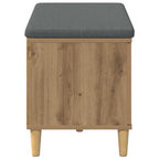 Panca per ingresso con porta Rovere Artigianale 80 x 38 x 46 cm