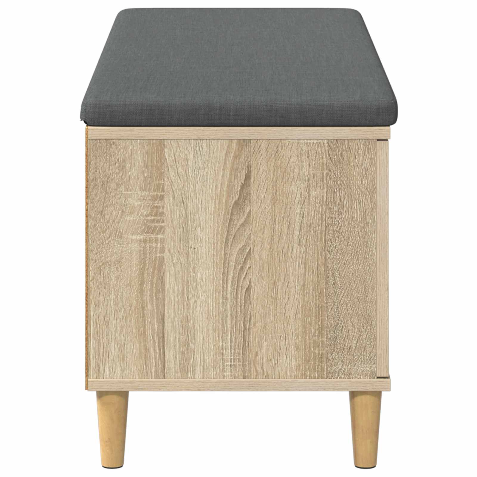 Panca per ingresso con cuscino Rovere Sonoma 100 x 38 x 46 cm