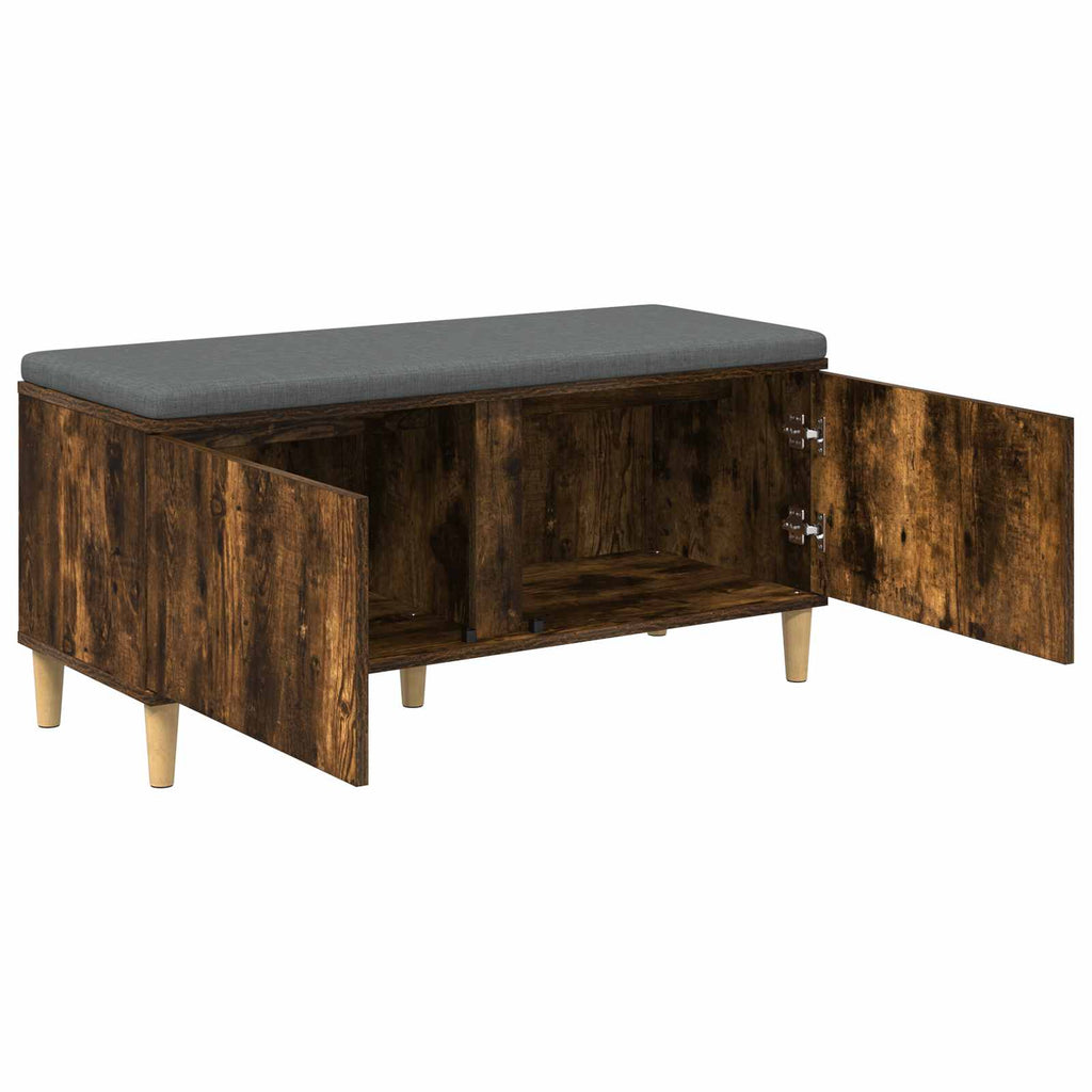 Panca per ingresso Quercia Affumicata 100 x 38 x 46 cm