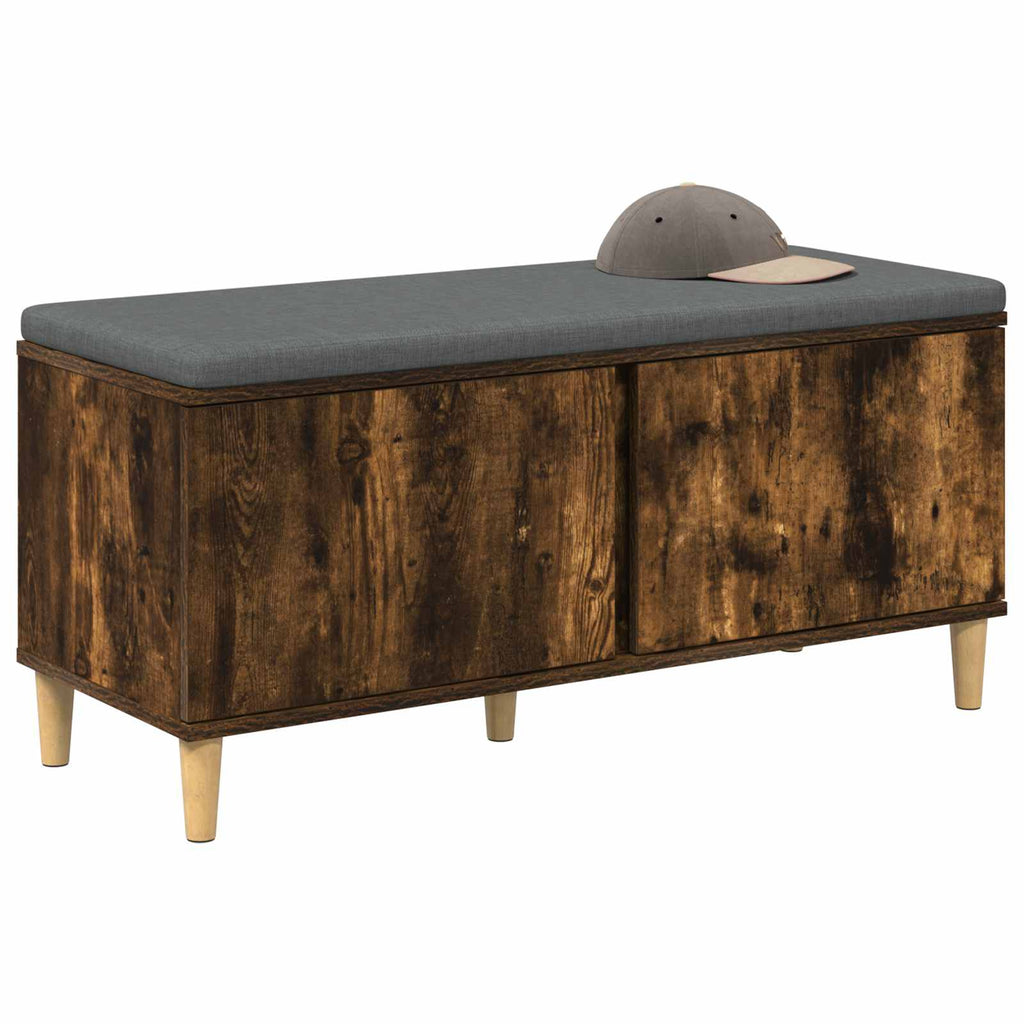 Panca per ingresso Quercia Affumicata 100 x 38 x 46 cm