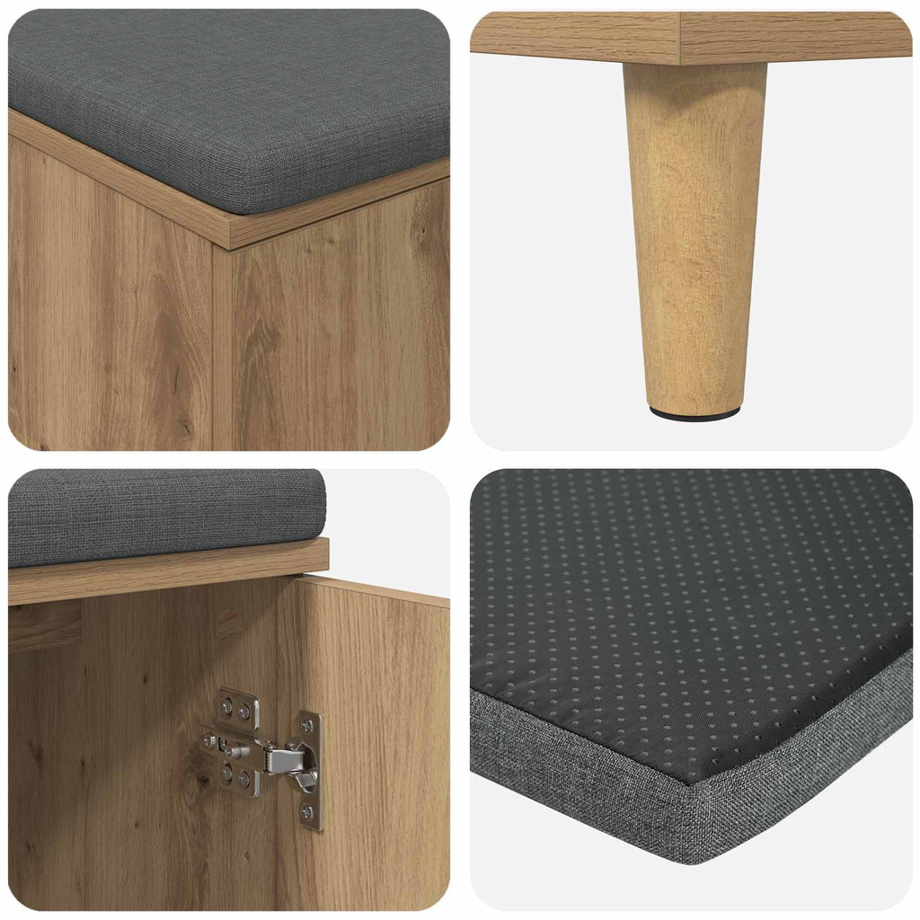 Panca per ingresso Rovere Artigianale 100 x 38 x 46 cm