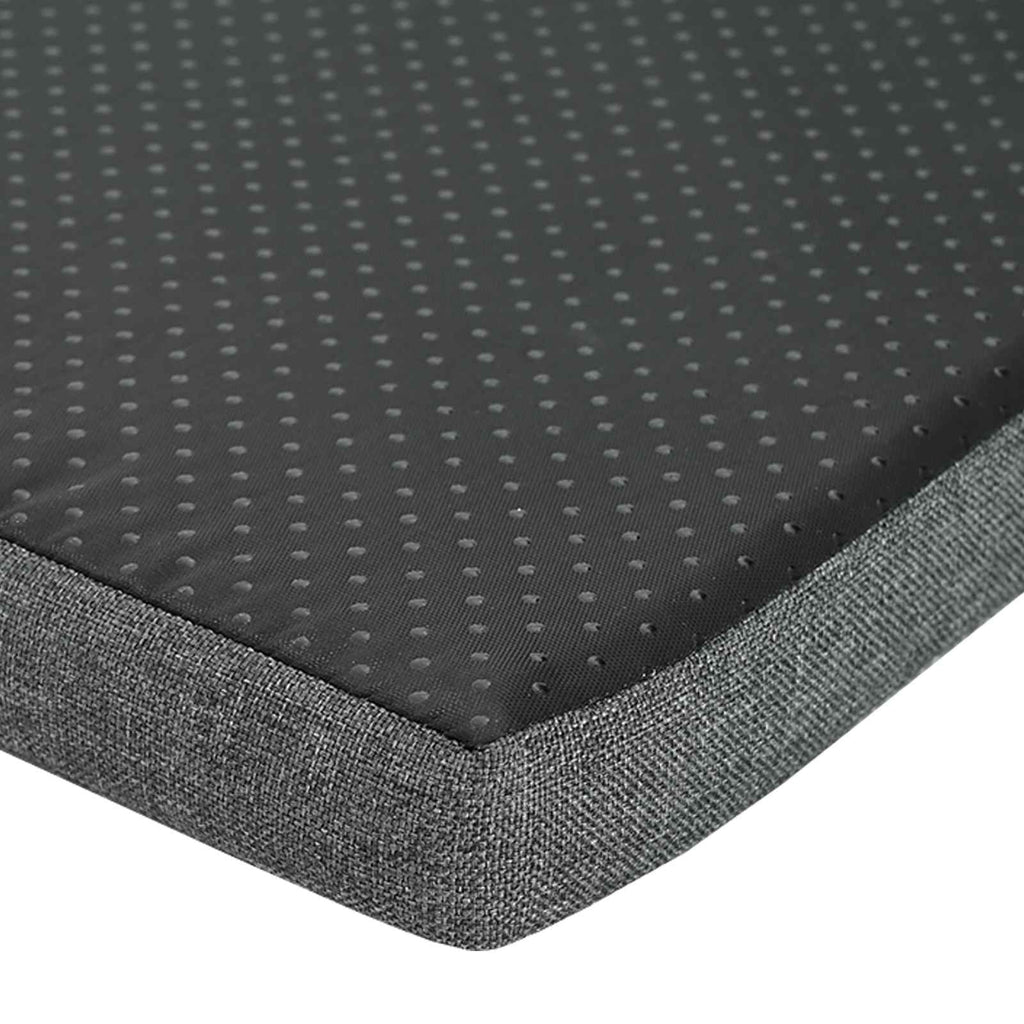 Panca per ingresso con cuscino Rovere fumé 63 x 38 x 40 cm