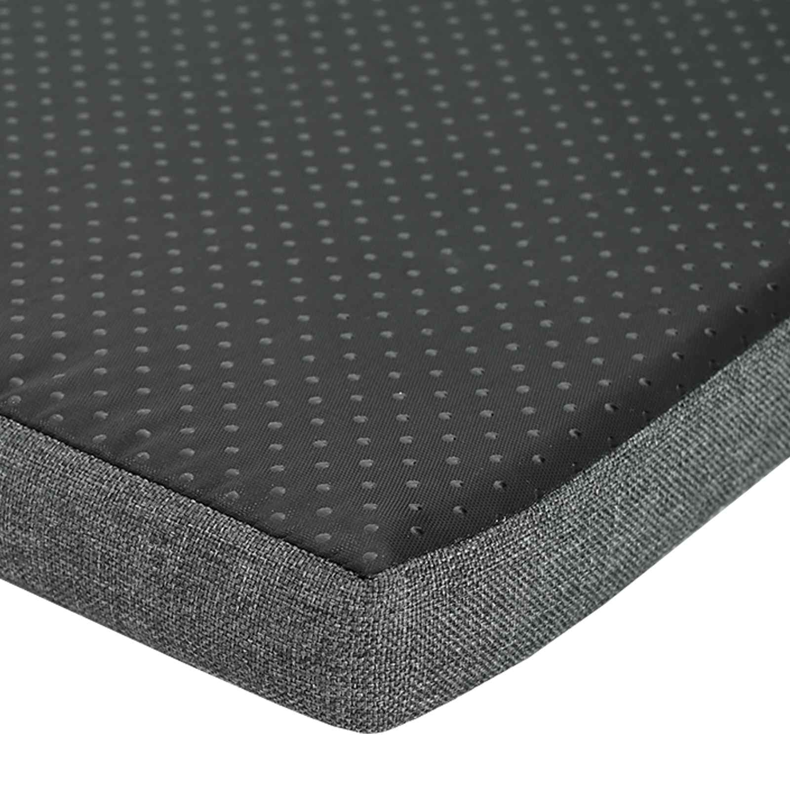 Panca per ingresso con cuscino Rovere fumé 63 x 38 x 40 cm