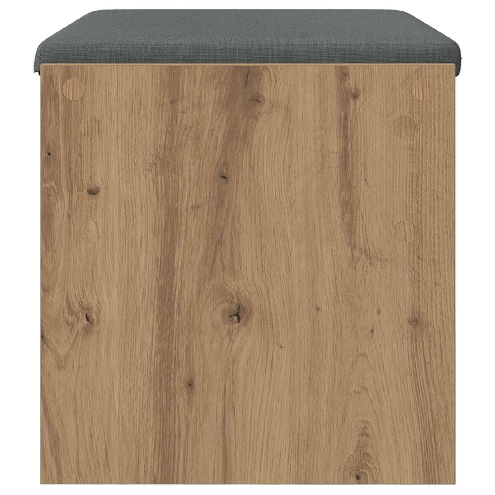 Panca per ingresso Rovere artigianale 63 x 38 x 40 cm