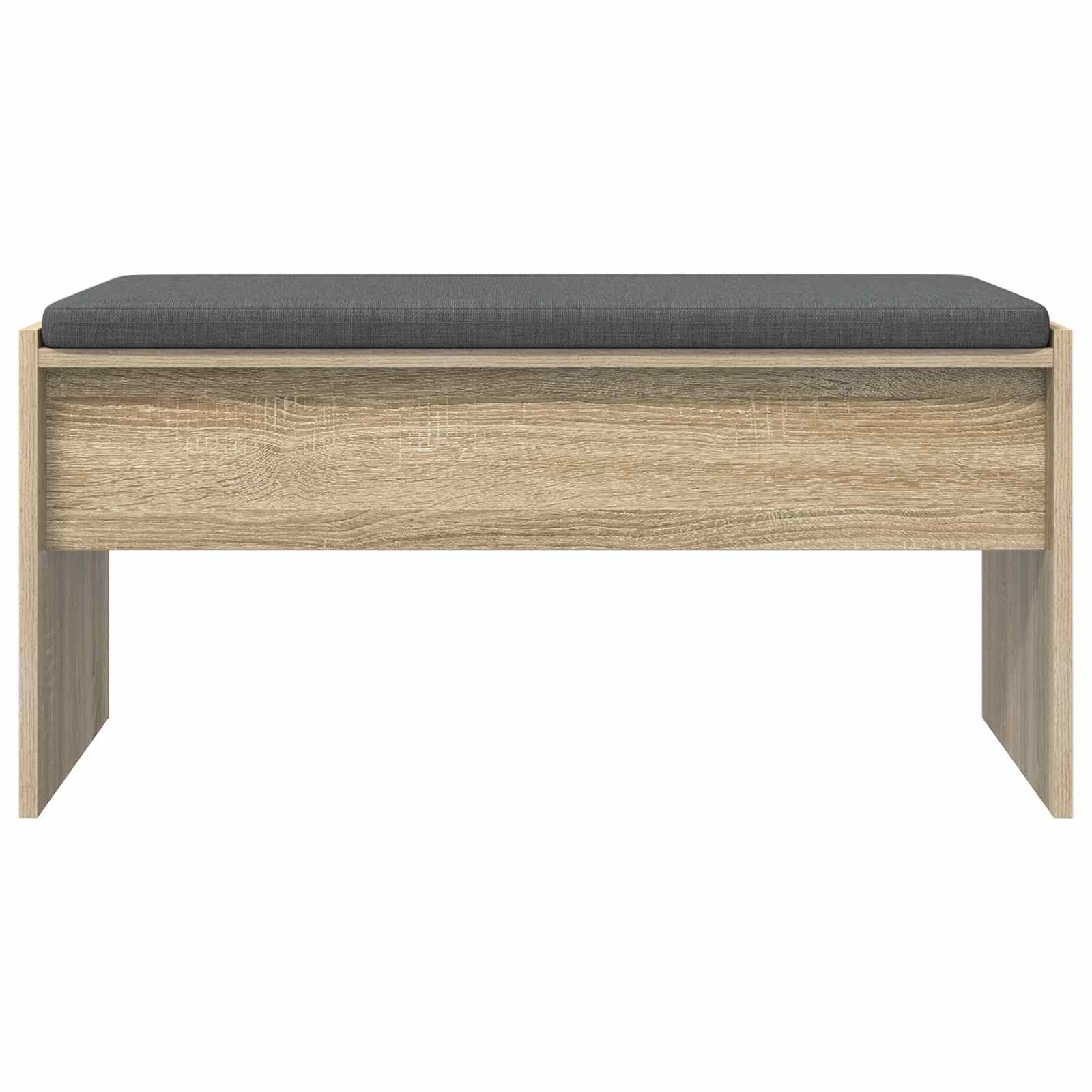 Panca per ingresso con cuscino Rovere Sonoma 83 x 38 x 40 cm