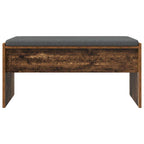 Panca per ingresso con cuscino Legno vecchio 83 x 38 x 40 cm