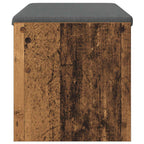 Panca per ingresso con cuscino Legno vecchio 83 x 38 x 40 cm