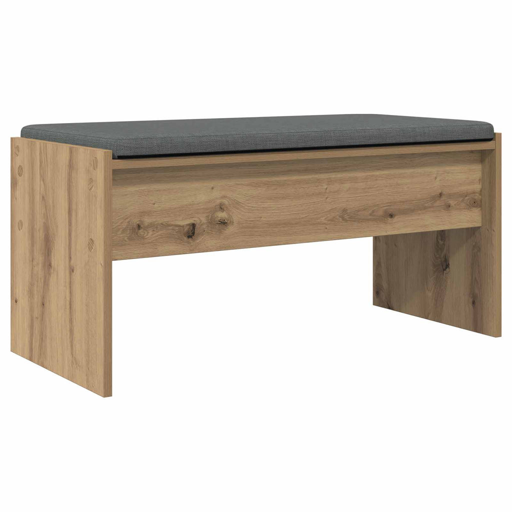 Panca per ingresso Rovere artigianale 83 x 38 x 40 cm