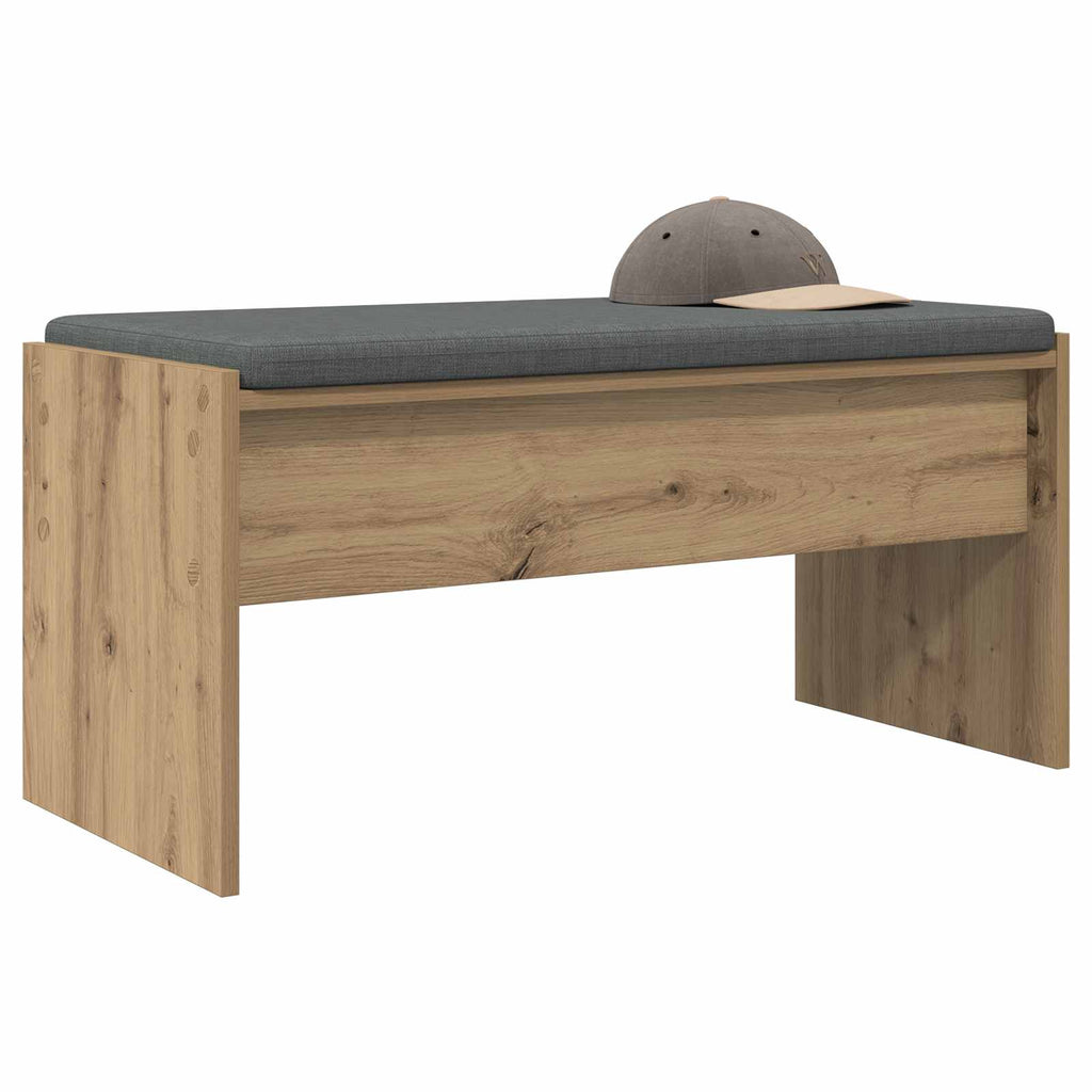 Panca per ingresso Rovere artigianale 83 x 38 x 40 cm