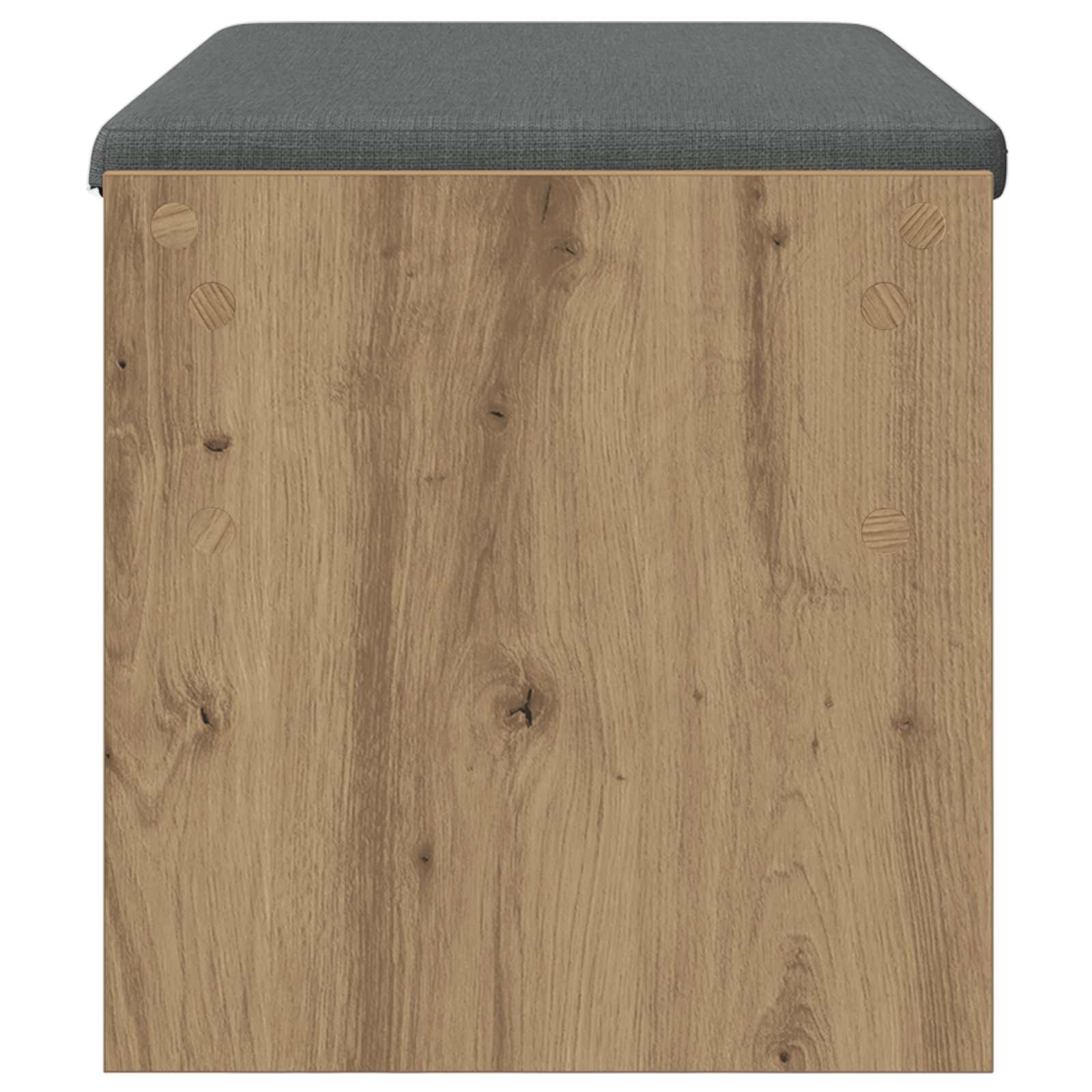 Panca per ingresso Rovere artigianale 83 x 38 x 40 cm