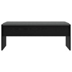 Panca per ingresso con cuscino Rovere Nero 103 x 38 x 40 cm