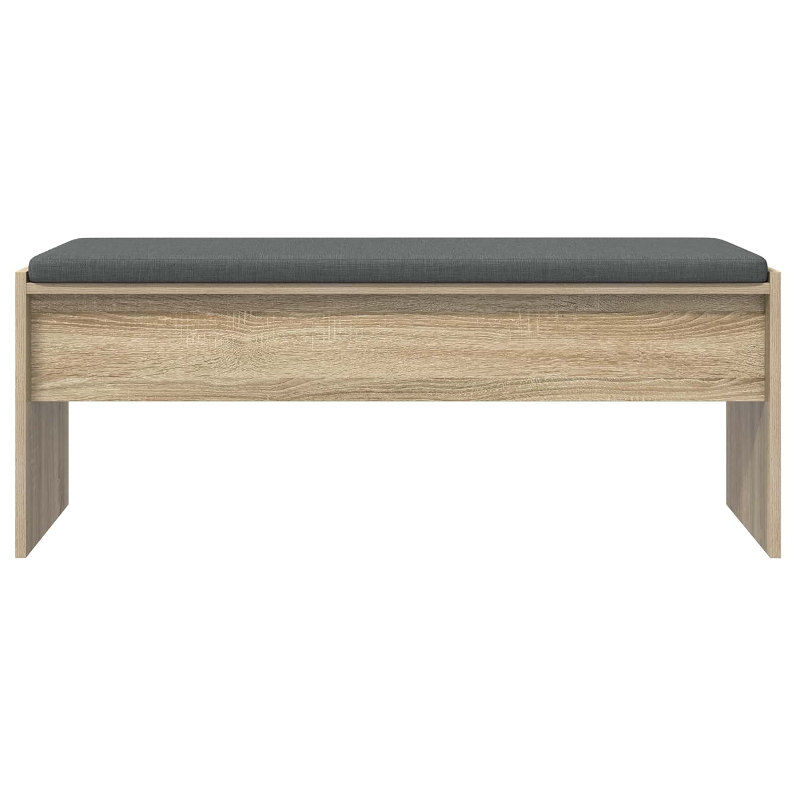 Panca per ingresso con cuscino Rovere Sonoma 103 x 38 x 40 cm
