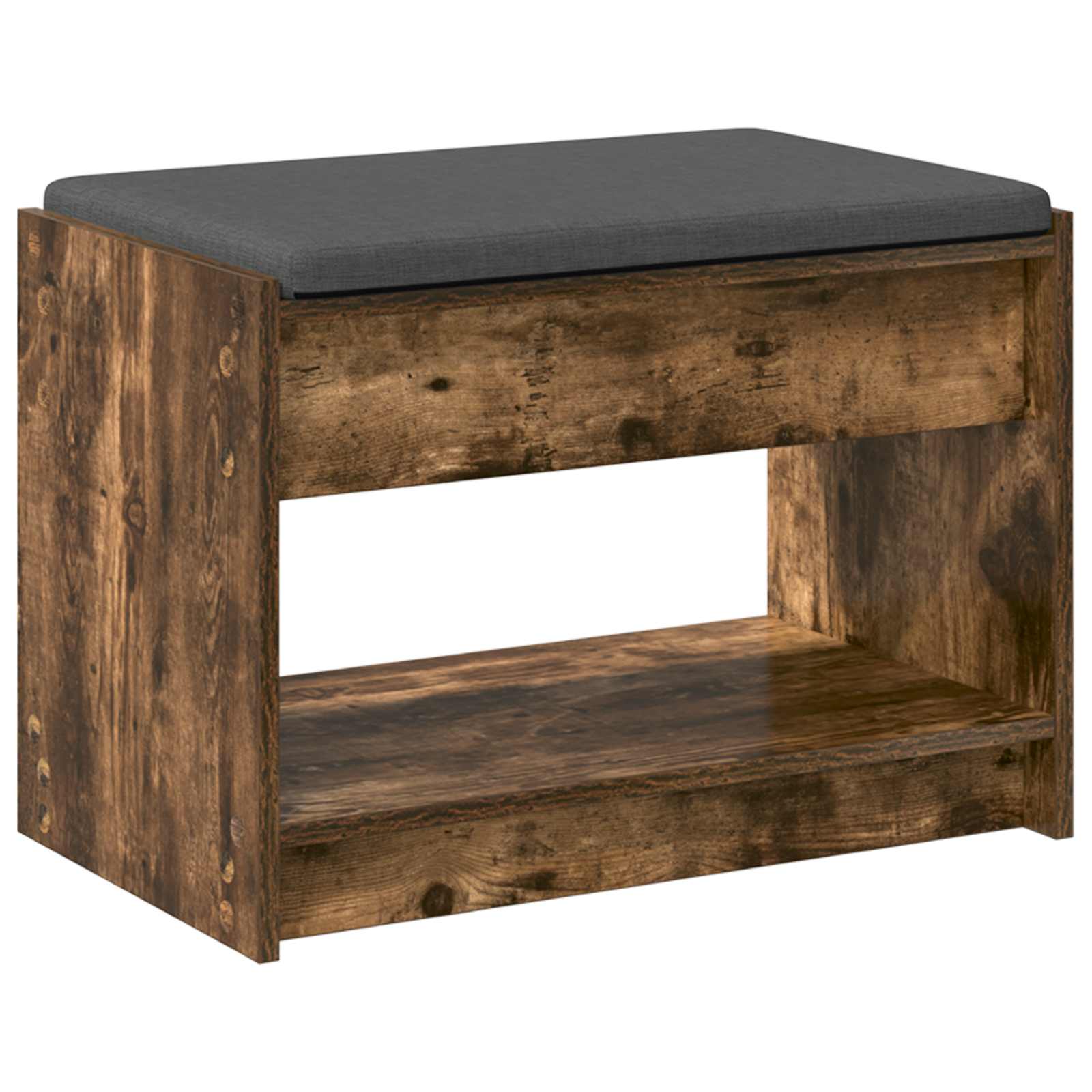 Panca per ingresso Quercia Affumicata 63 x 38 x 45 cm
