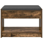 Panca per ingresso Quercia Affumicata 63 x 38 x 45 cm