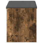 Panca per ingresso Quercia Affumicata 63 x 38 x 45 cm