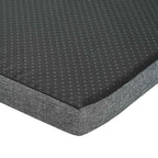 Panca per ingresso con cuscino Rovere Nero 83 x 38 x 45 cm
