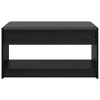 Panca per ingresso con cuscino Rovere Nero 83 x 38 x 45 cm