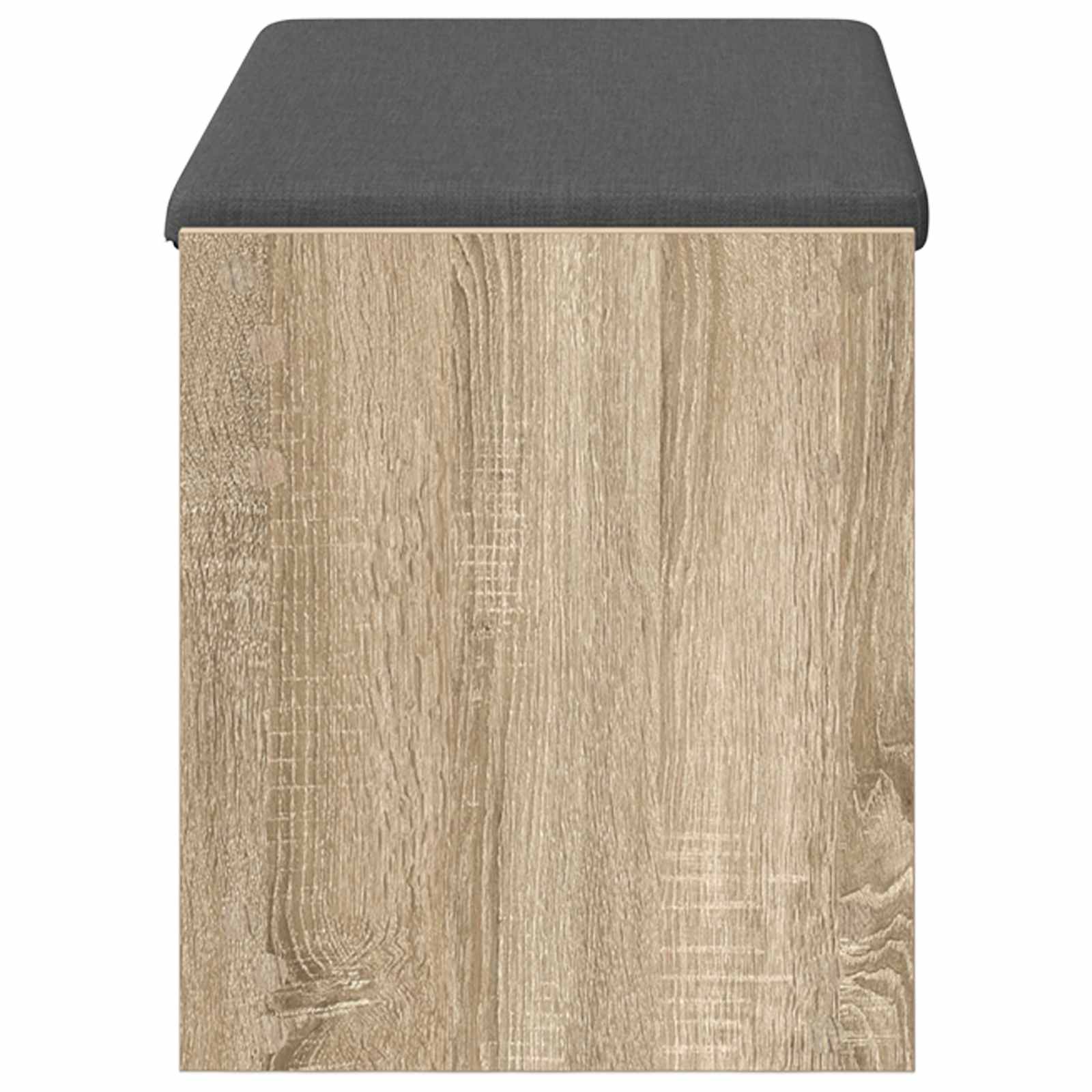 Panca per ingresso con cuscino Rovere Sonoma 83 x 38 x 45 cm