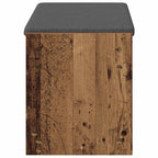 Panca per ingresso con cuscino Legno vecchio 83 x 38 x 45 cm