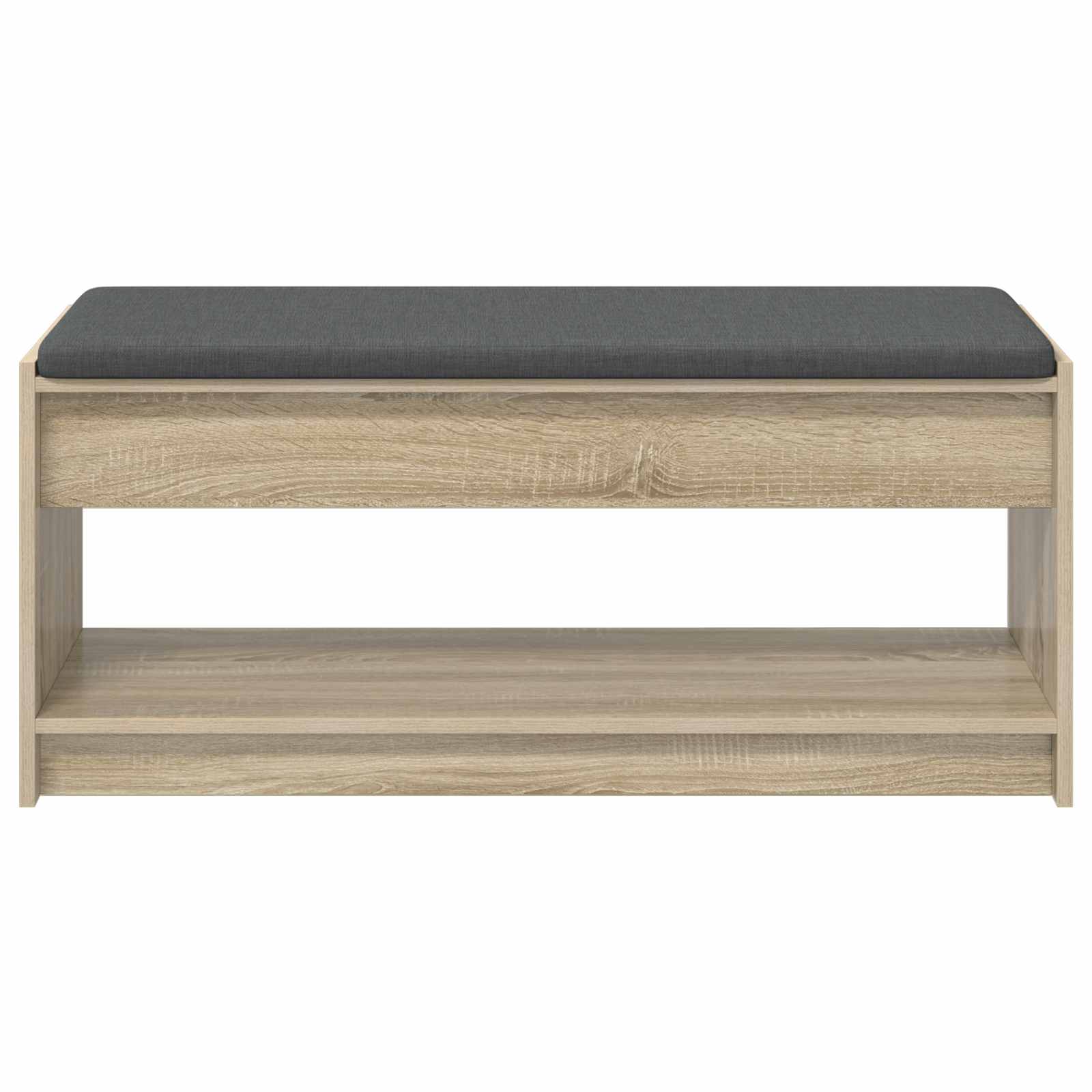 Panca per ingresso con cuscino Rovere Sonoma 103 x 38 x 45 cm