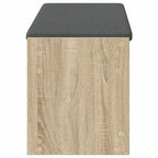 Panca per ingresso con cuscino Rovere Sonoma 103 x 38 x 45 cm
