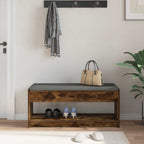 Panca per ingresso Quercia Affumicata 103 x 38 x 45 cm