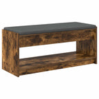 Panca per ingresso Quercia Affumicata 103 x 38 x 45 cm