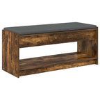 Panca per ingresso Quercia Affumicata 103 x 38 x 45 cm