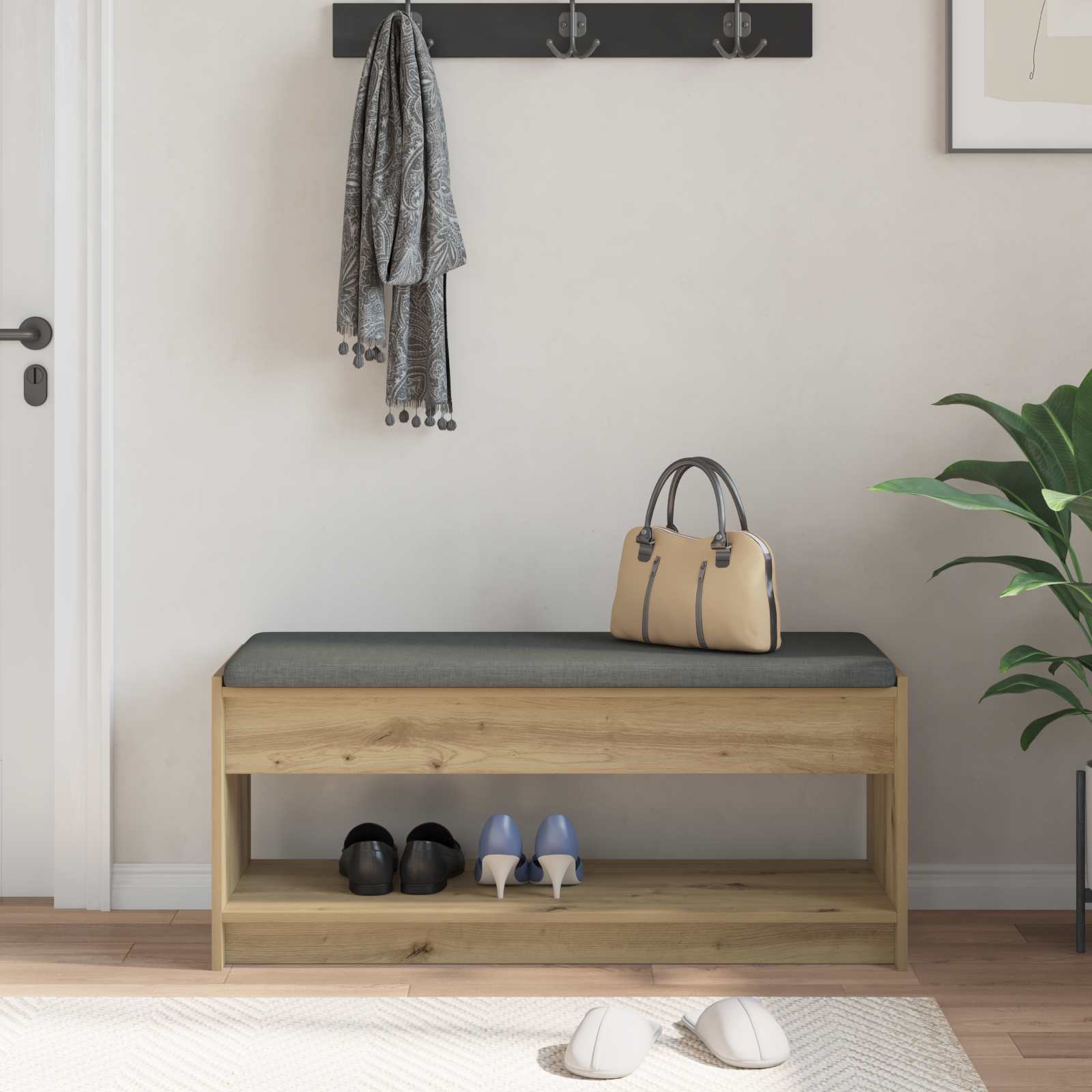 Panca per ingresso Rovere Artigianale 103 x 38 x 45 cm