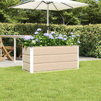 Fioriera Avorio 100 x 40 x 45 cm Acciaio