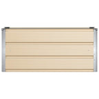 Fioriera Avorio 100 x 40 x 45 cm Acciaio