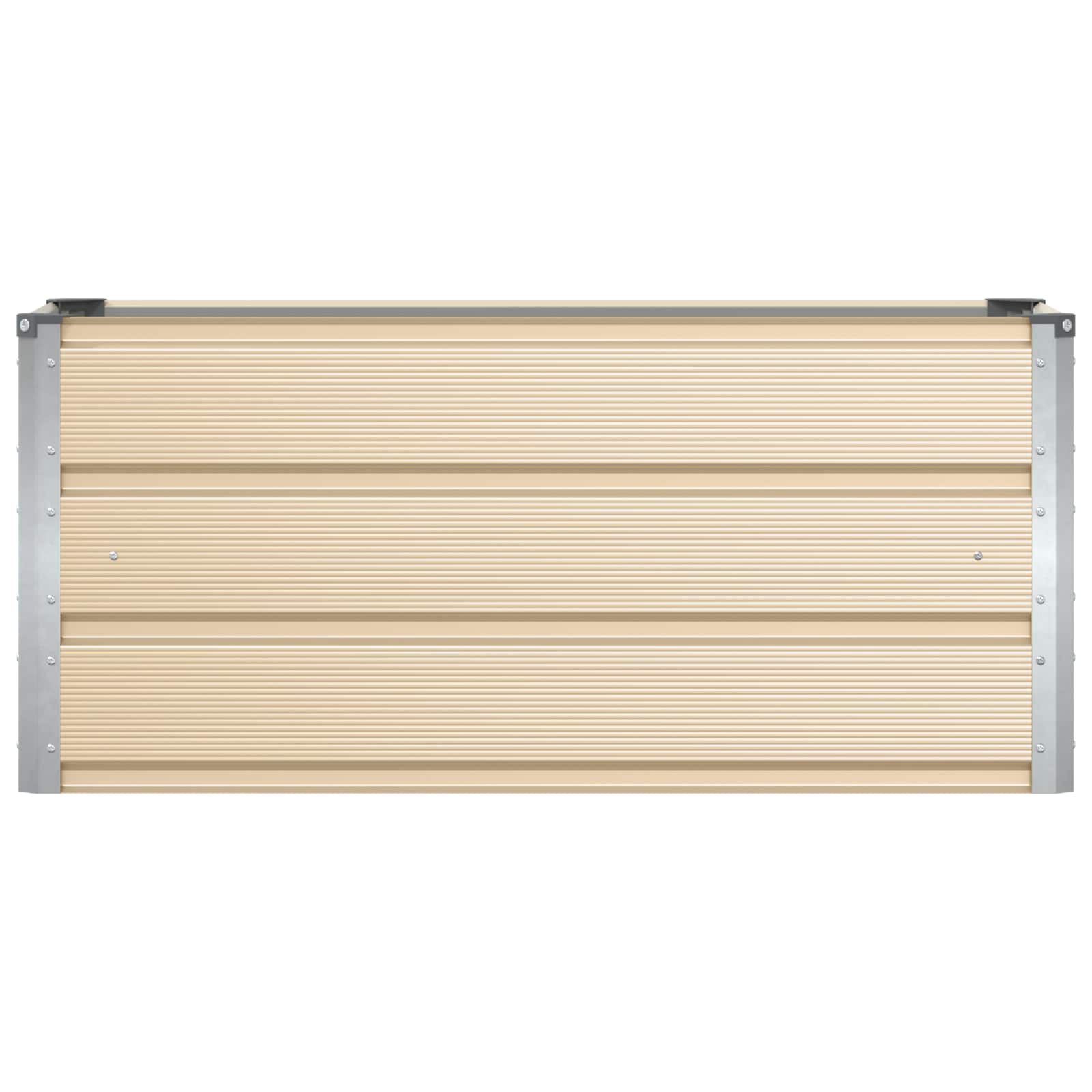 Fioriera Avorio 100 x 40 x 45 cm Acciaio