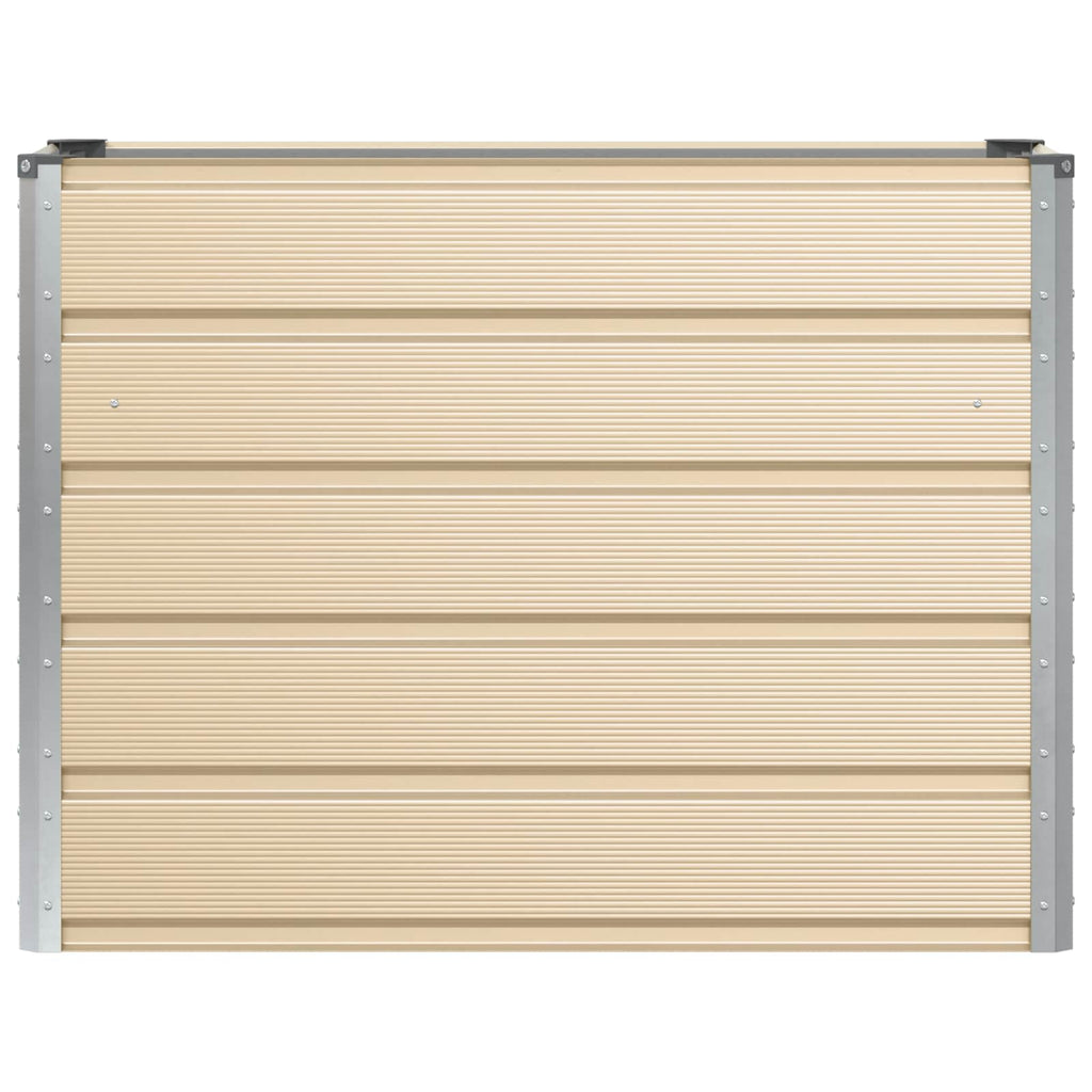 Fioriera Avorio 100 x 40 x 75 cm Acciaio