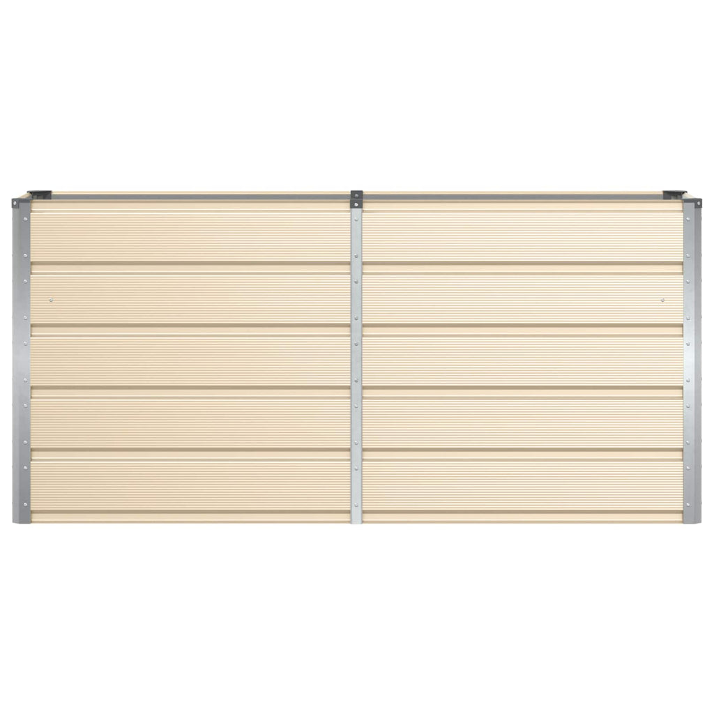 Fioriera Avorio 160 x 40 x 75 cm Acciaio