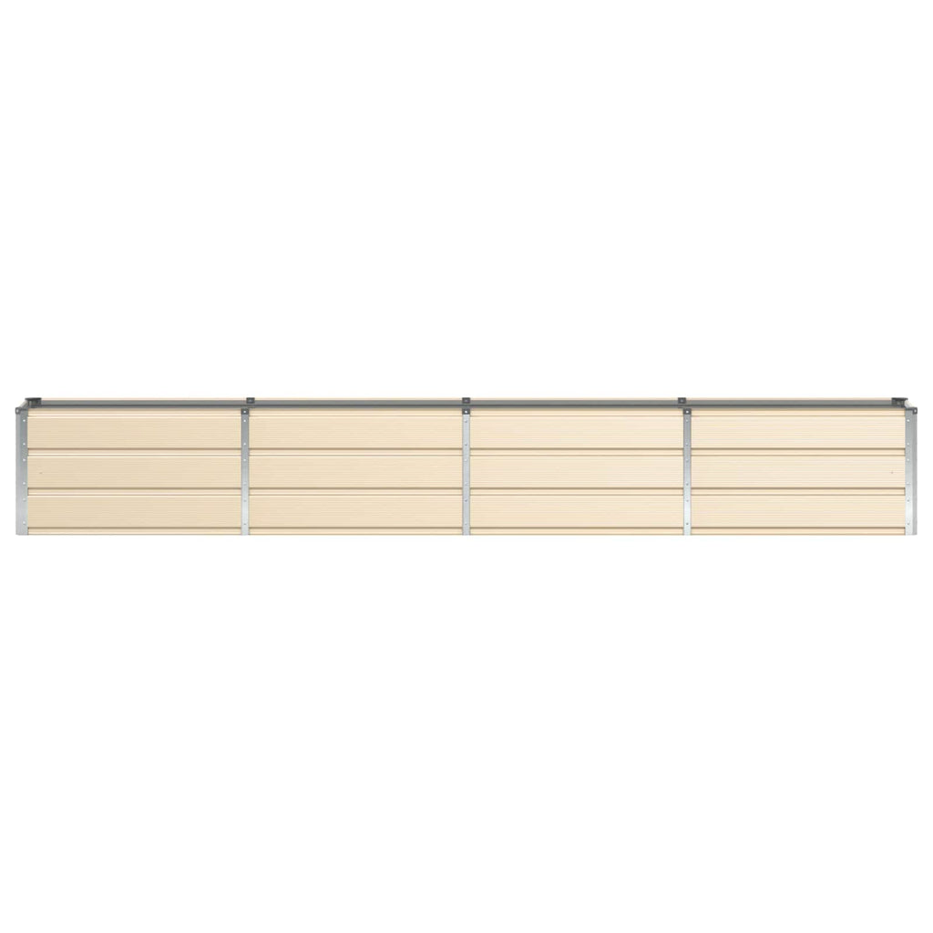 Fioriera Avorio 320 x 40 x 45 cm Acciaio