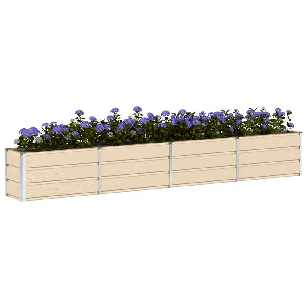 Fioriera Avorio 320 x 40 x 45 cm Acciaio