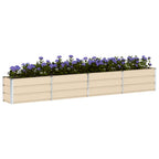 Fioriera Avorio 320 x 40 x 45 cm Acciaio