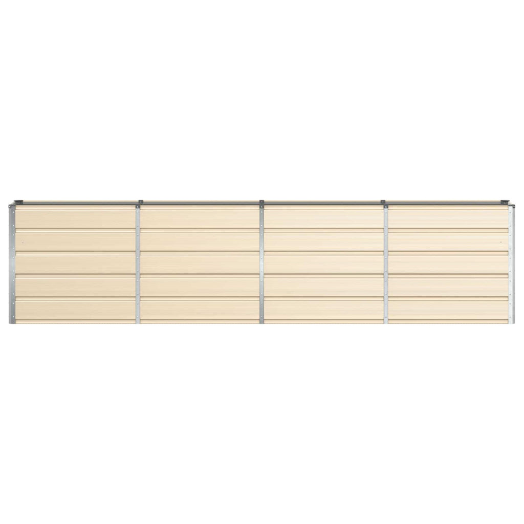 Fioriera Avorio 320 x 40 x 75 cm Acciaio