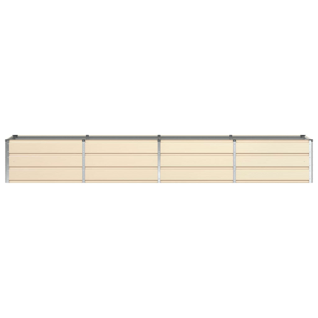 Fioriera Avorio 320 x 80 x 45 cm Acciaio