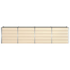 Fioriera Avorio 320 x 80 x 75 cm Acciaio