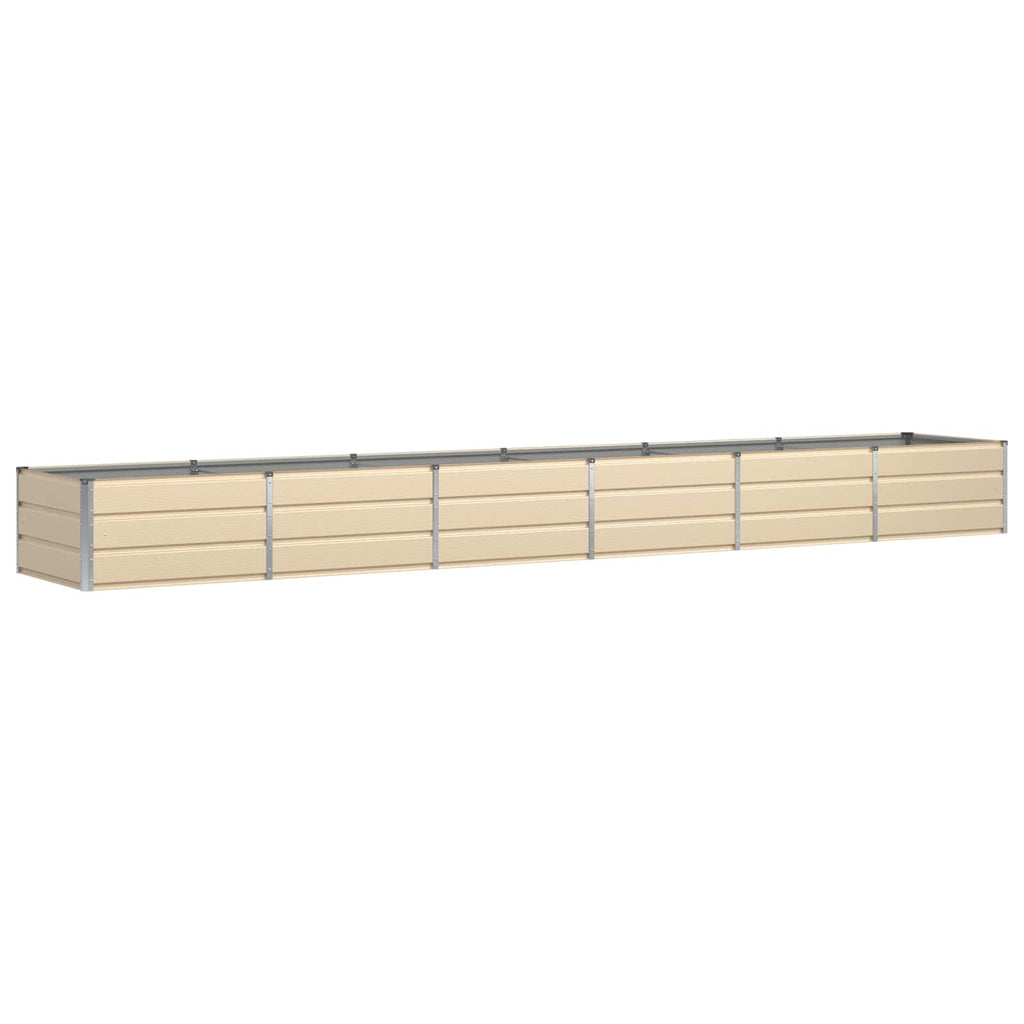 Fioriera Avorio 480 x 80 x 45 cm Acciaio