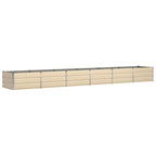 Fioriera Avorio 480 x 80 x 45 cm Acciaio