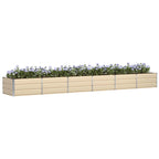 Fioriera Avorio 480 x 80 x 45 cm Acciaio
