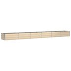 Fioriera Avorio 600 x 80 x 45 cm Acciaio