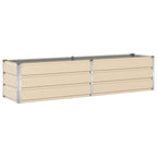 Fioriera Avorio 195 x 50 x 45 cm Acciaio zincato