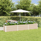 Fioriera Avorio 290 x 50 x 45 cm Acciaio zincato