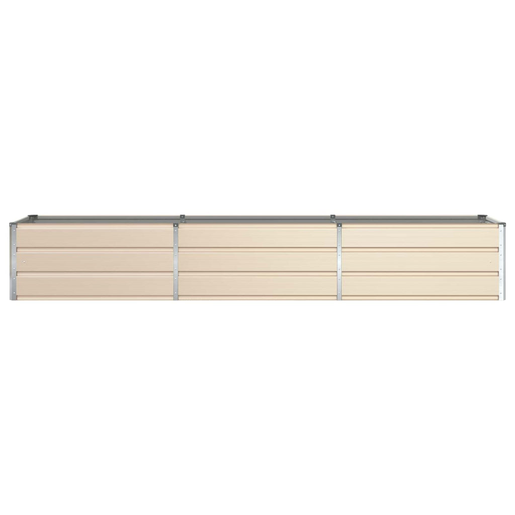 Fioriera Avorio 290 x 50 x 45 cm Acciaio zincato